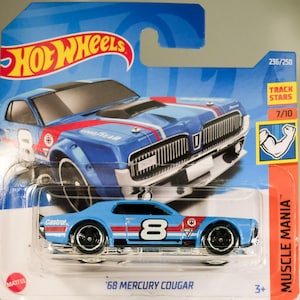 Hot Wheels &#39;68 Mercury Cougar - Muscle Mania