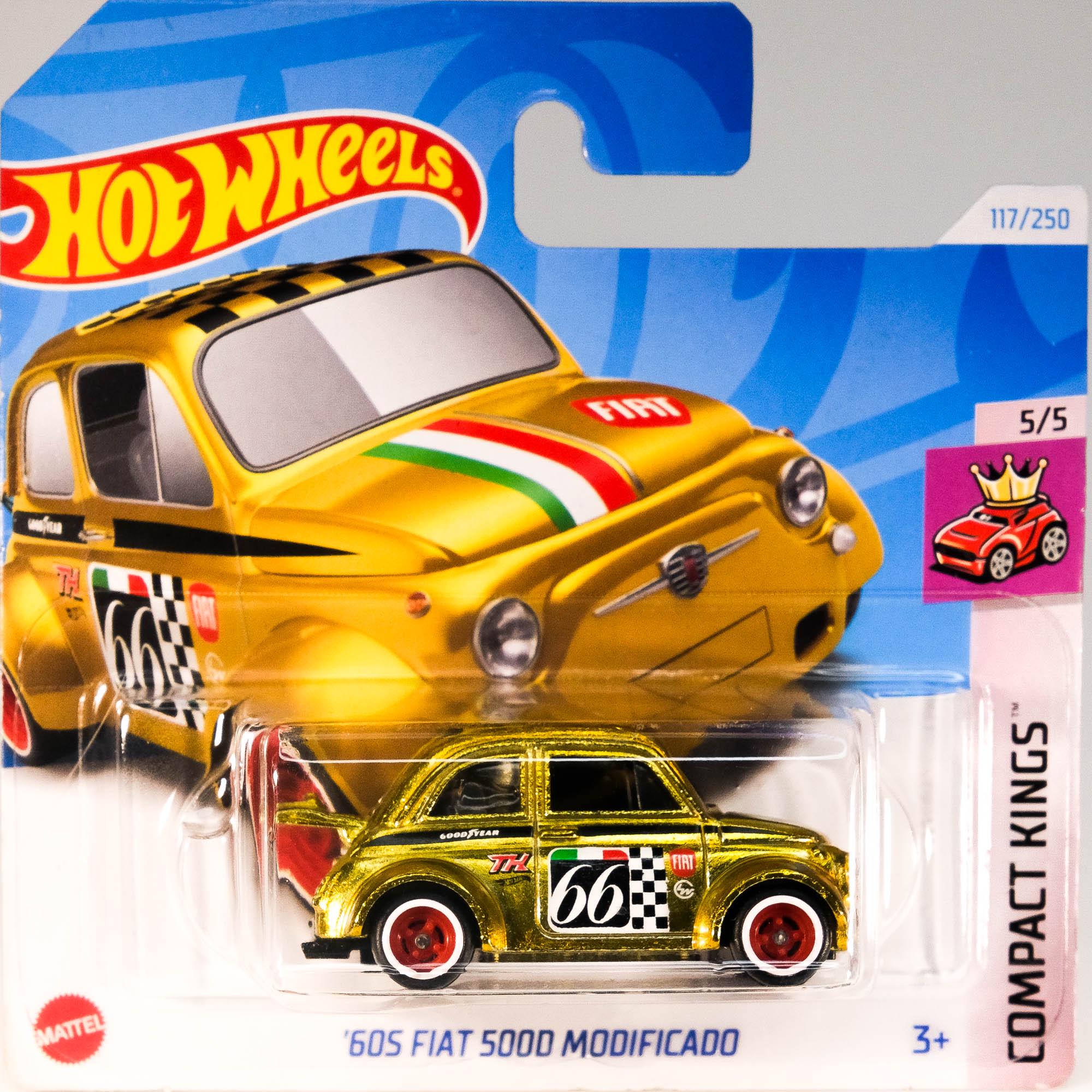 Hot Wheels Super Treasure Hunt '60s Fiat 500D Modificado - Compact