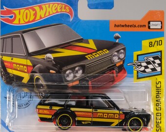 ミニカー Hotwheels Datsun 510 wagon moon custom 1:64 TARMAC *MOONEYES* Moon Equipped Datsun Bluebird 510
