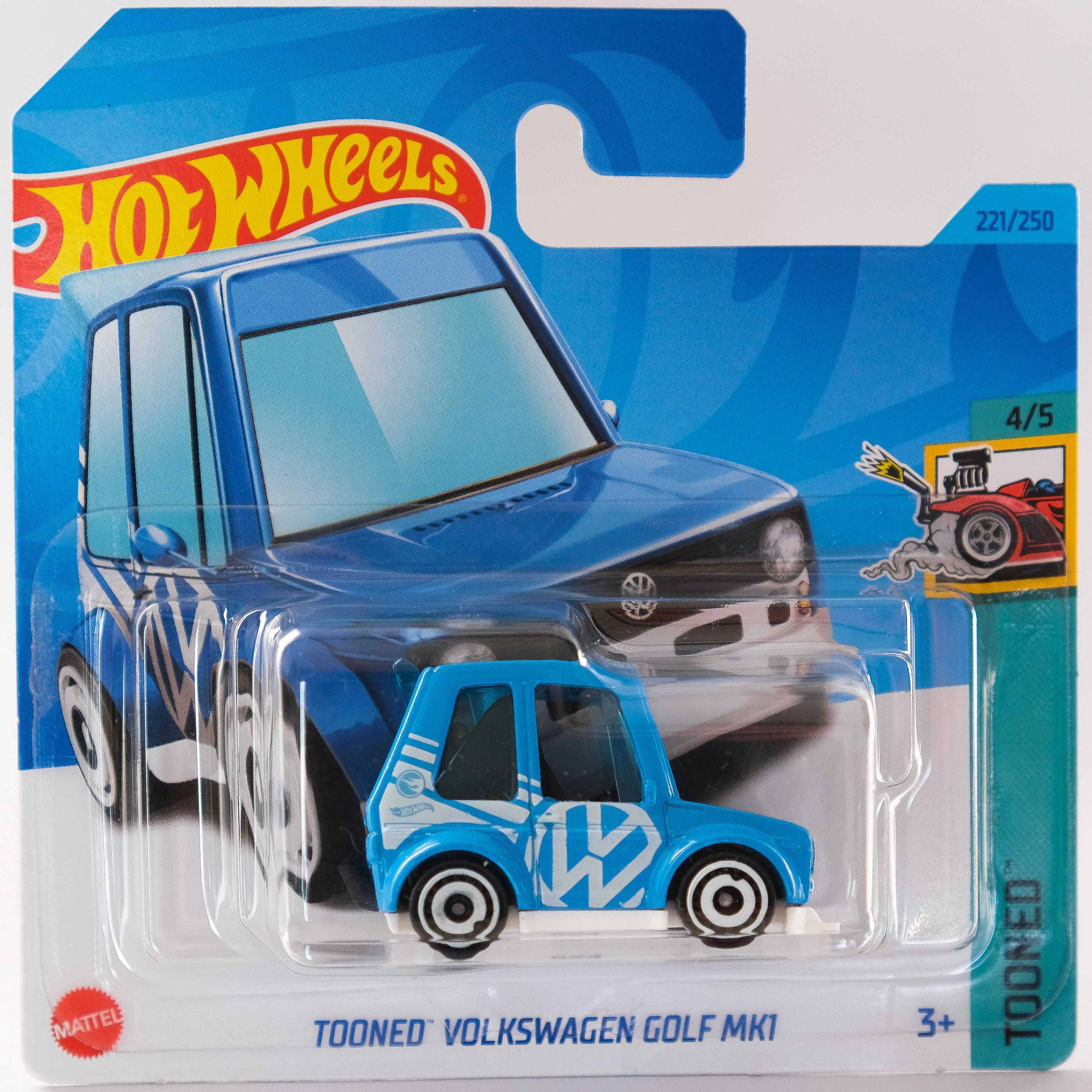 Hot Wheels Volkswagen Golf MKI Tooned Treasure Hunt Stile retrò