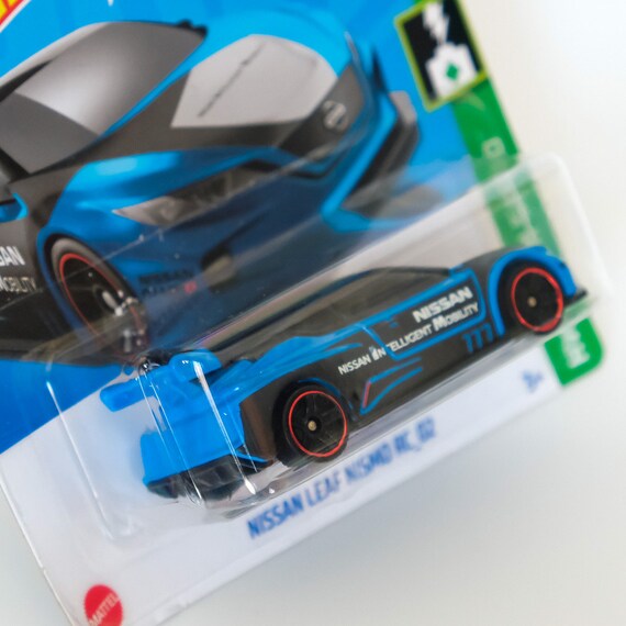 Hot Wheels - Nissan Leaf Nismo RC-02 - HW Green Speed 2/5 - HCX89 - Short Card - Blue - Mattel 2022