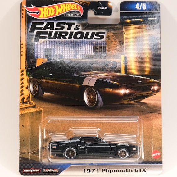 Hot Wheels Premium – Fast & Furious 1971 Plymouth GTX Diecast - Etsy