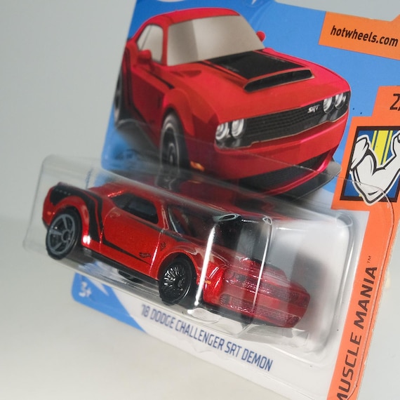 Hot Wheels '18 Dodge Challenger SRT Demon - Muscle Mania - Etsy España