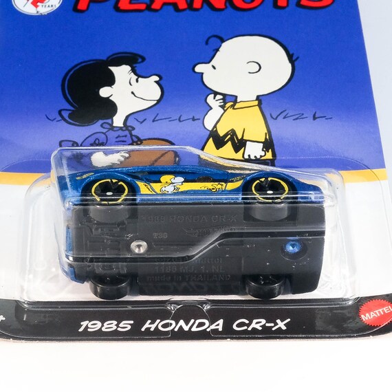 Hot Wheels 1985 Honda CR-X - Peanuts 75 Years - Etsy
