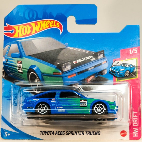 Hot Wheels Toyota AE86 Sprinter Trueno - HW Drift - Etsy