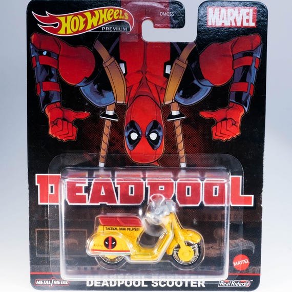 hotwheels RLC MALVEL Deadpool & 通常版 セット Hot Wheels Premium Deadpool Scooter - Marvel Collectible - Etsy
