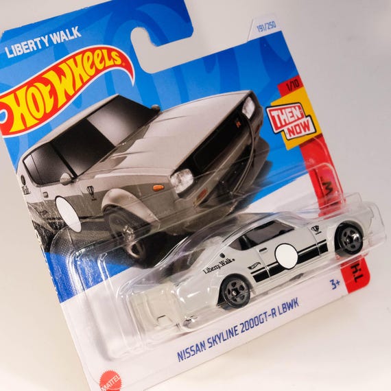 Hot Wheels Nissan Skyline 2000GT-R LBWK - Then and Now - Etsy