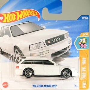 Audi Avant RS2 Hot Wheels del 94: HW años 70 vs. años 90