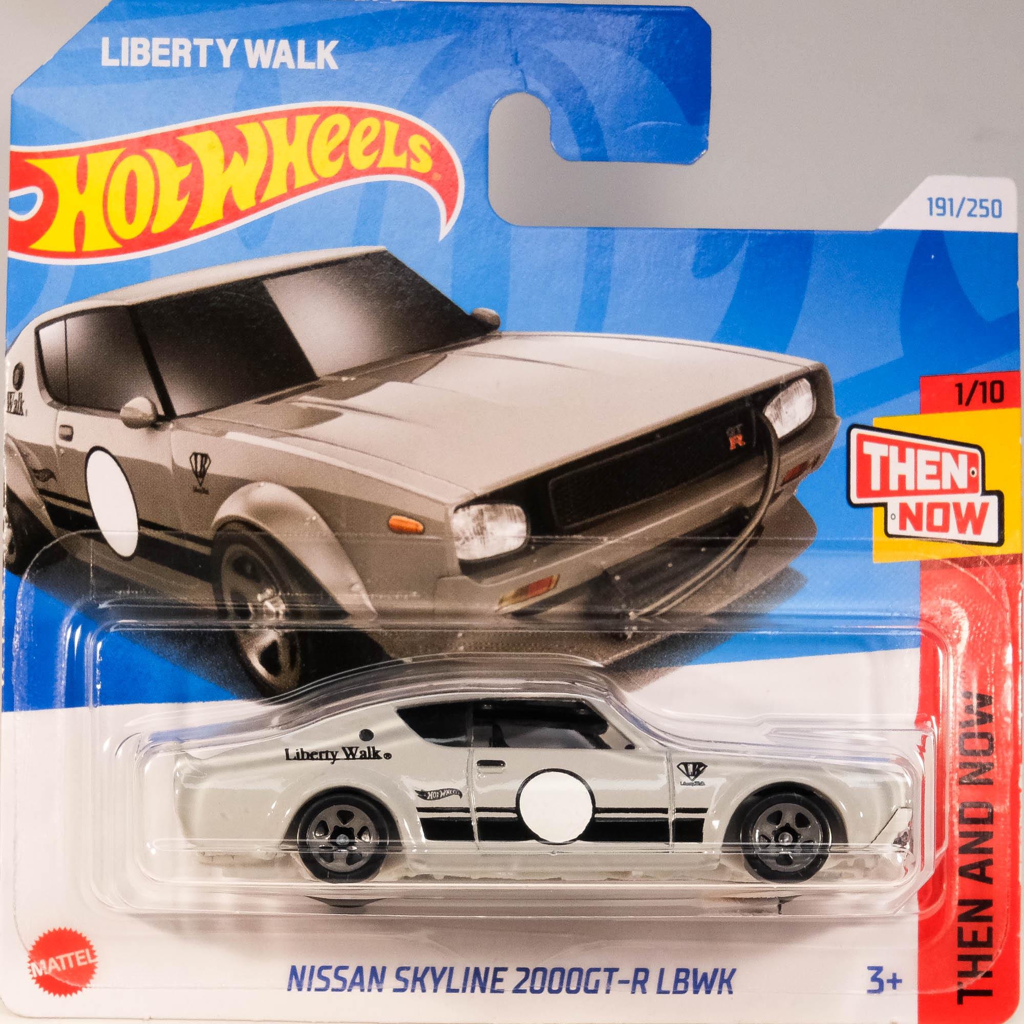 Hot Wheels Nissan Skyline 2000GT-R LBWK - Then and Now - Etsy