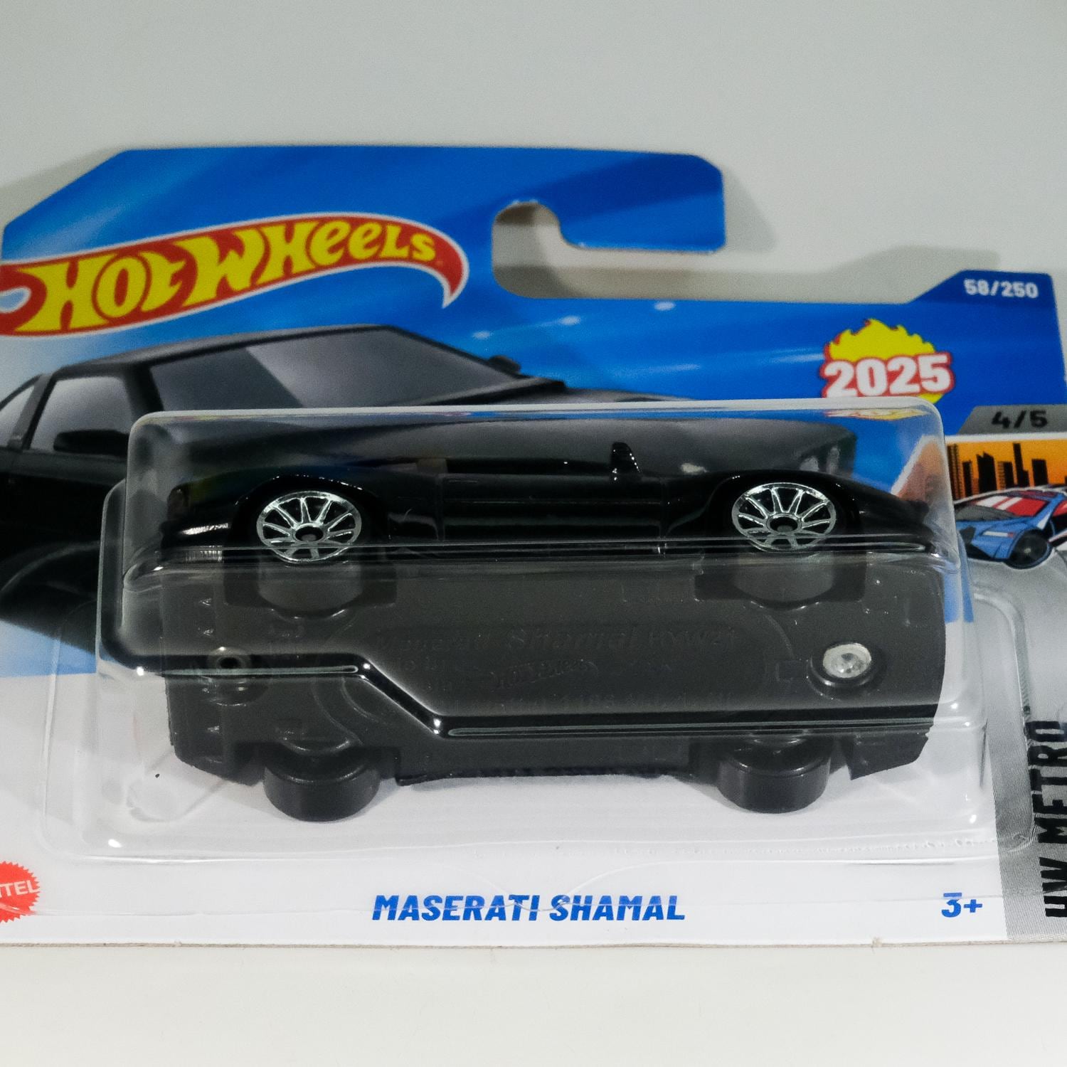 Hot Wheels - Maserati Shamal - Noir - HW Metro 2025 - HYX76