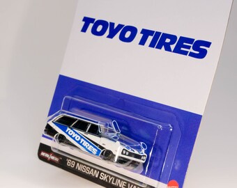 Hot Wheels '69 Nissan Skyline Van Toyo Tires Diecast - Etsy