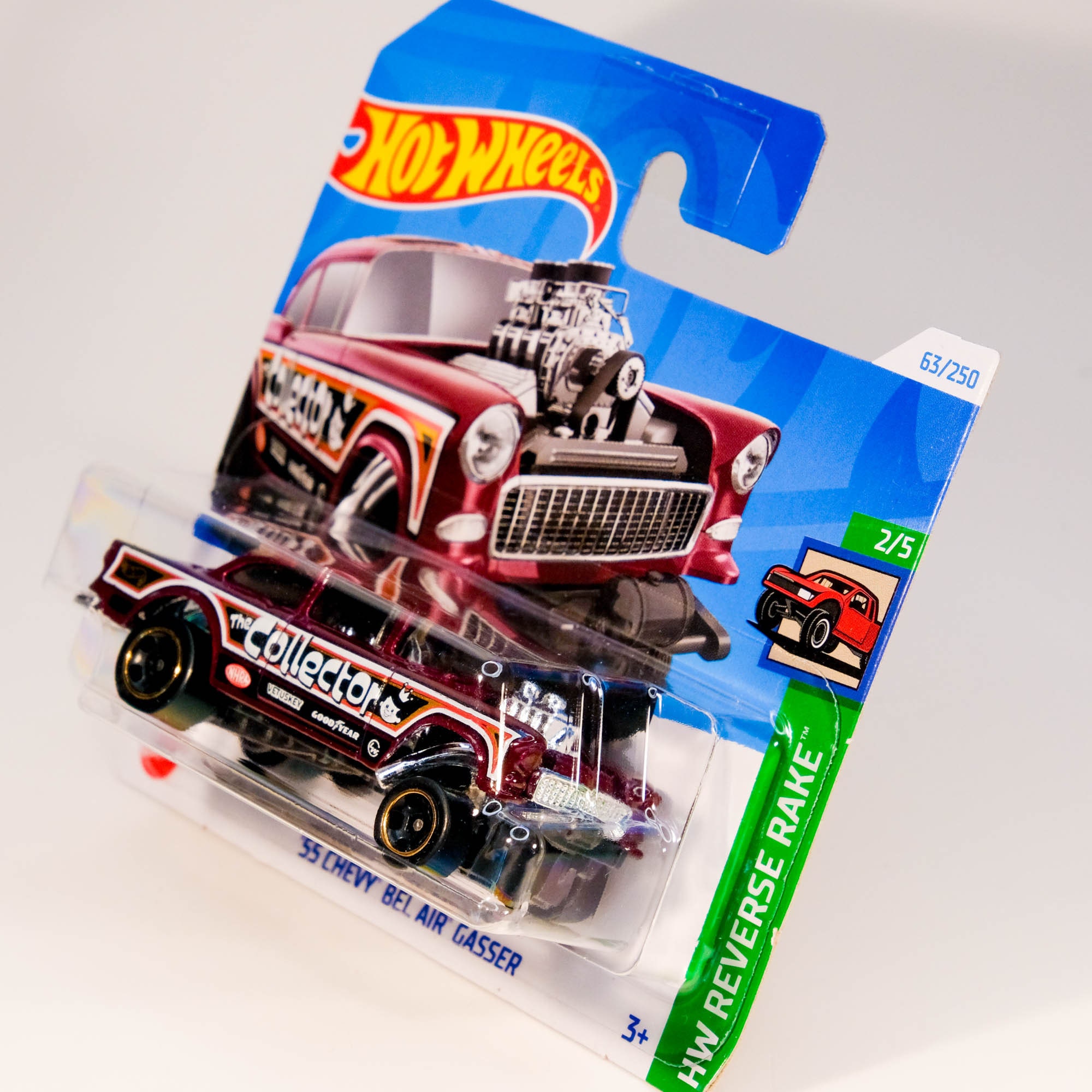 Hot Wheels '55 Chevy Bel Air Gasser - HW Reverse Rake - Etsy