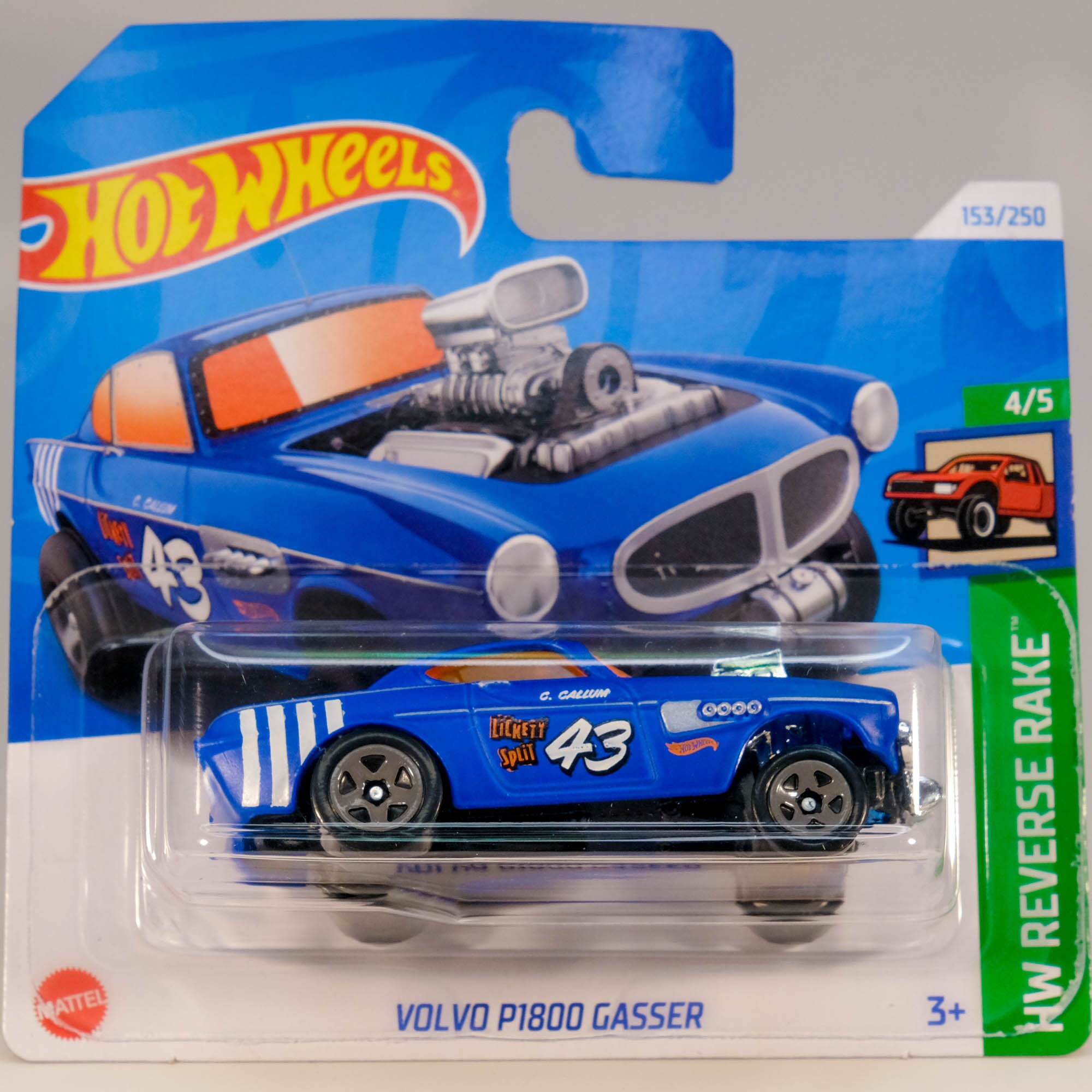 Hot Wheels Volvo P1800 Gasser - HW Reverse Rake - Etsy