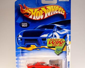 Hot Wheels 2002 First Editions #037 - Lancia Stratos Red Die-Cast Car - 1:64 Scale Collector - View #5