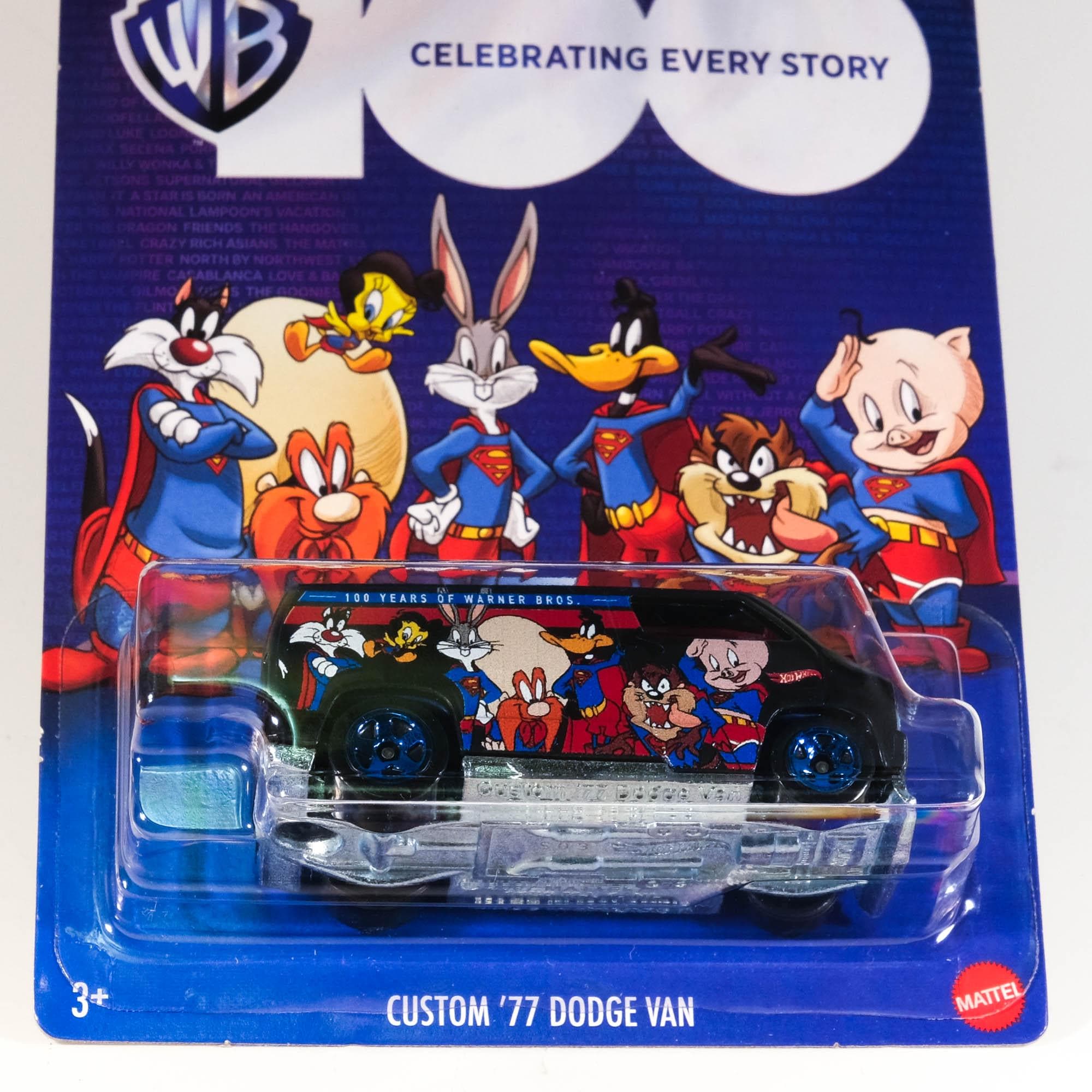 Hot Wheels '77 Custom Dodge Van - Warner Bros. 100th Anniversary Hot Wheels '77 Custom Dodge Van - Warner Bros. 100th Anniversary