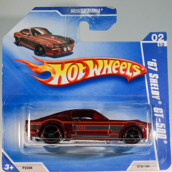 Hot Wheels Vintage '67 Shelby GT500 - Muscle Mania (2009) - Etsy
