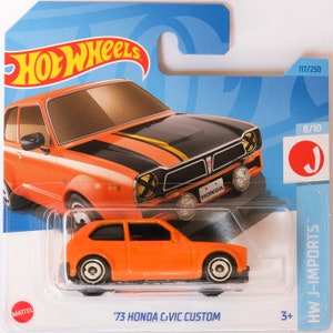 Hot Wheels Honda Civic Custom 1973 - Retro Coolness!