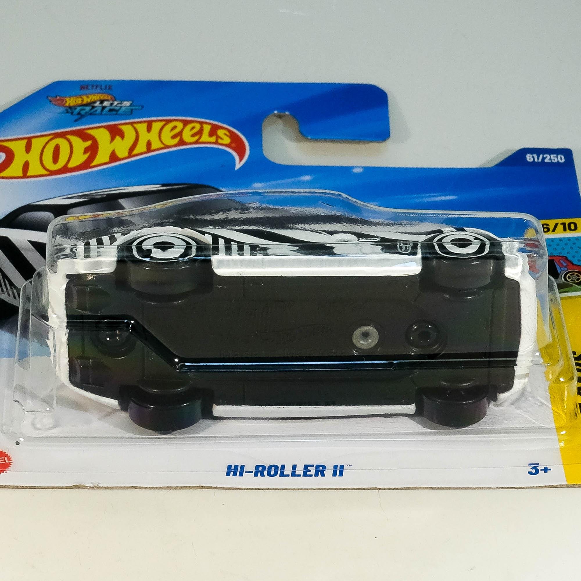 k*3様 Hot Wheels HI-ROLLER II ブラック・ホワイト 2025 Hot Wheels HI-Roller II (black/white) Super Treasure