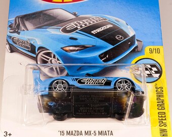 Hot Wheels '15 Mazda MX-5 Miata - HW Speed Graphics - Etsy