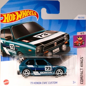 Hot Wheels &#39;73 Honda Civic Custom - Compact Kings