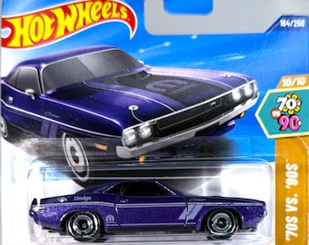 ホットウィール '70 ダッジ ヘミ チャレンジャー、パープル ダイ