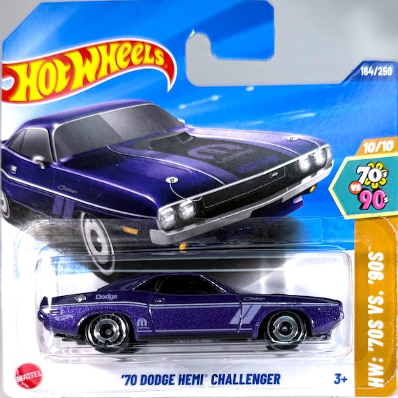 ホットウィール '70 ダッジ ヘミ チャレンジャー、パープル ダイ