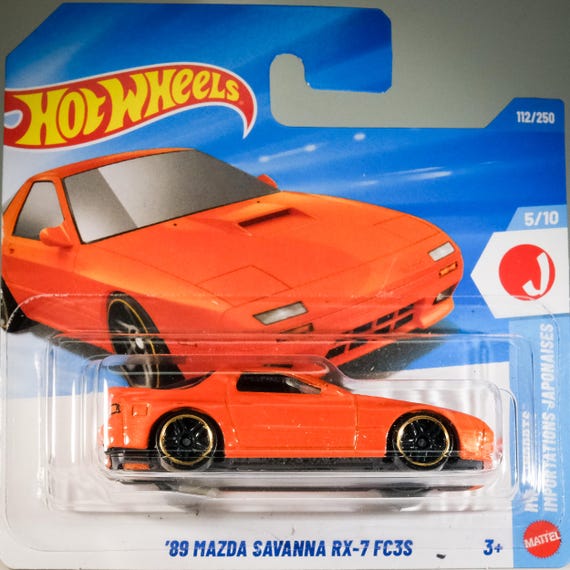 Hot Wheels '89 Mazda Savannah RX-7 FC3S - HW J-imports - Etsy