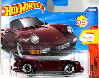 Hot Wheels Porsche 911 Turbo Cabriolet – dawniej i dziś (pierwsze wydanie)