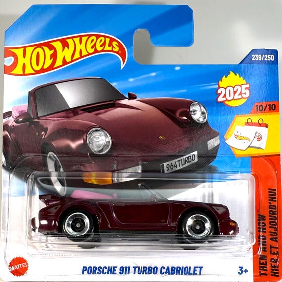 ホットウィール ポルシェ 911 ターボ カブリオレ - 当時と現在（初版