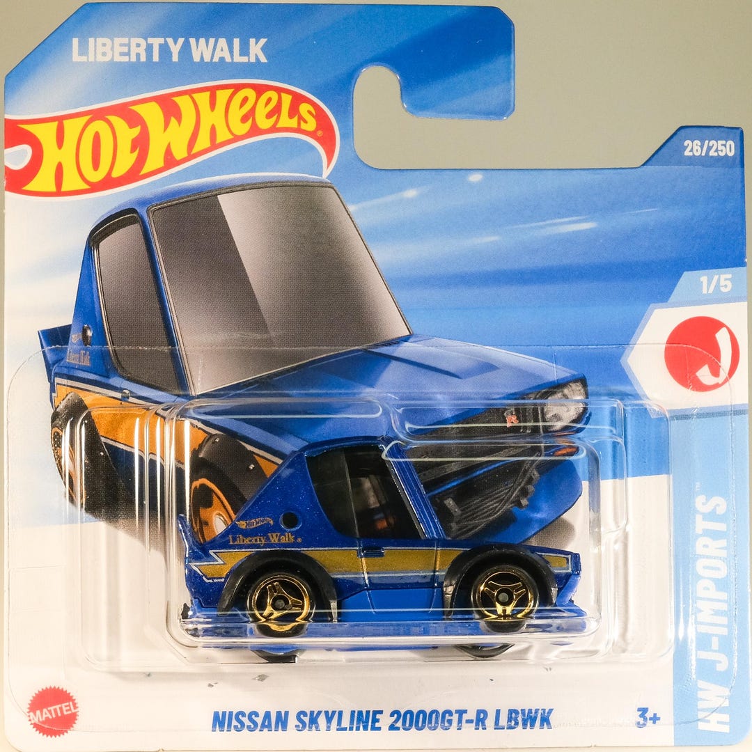 ホットウィール 日産スカイライン 2000 GT-R LBWK (トゥーン) - HW J