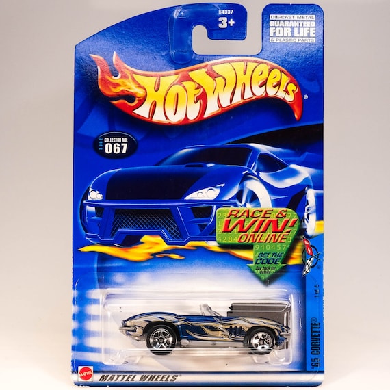 Vintage Hot Wheels '65 Corvette - Mattel Wheels (2002) - Etsy