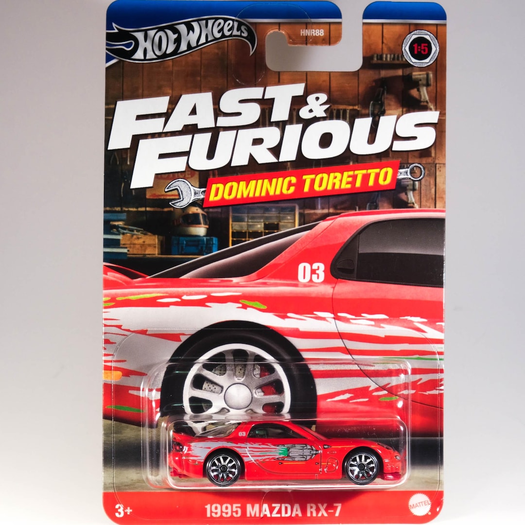 Hot Wheels Velozes E Furiosos 1995 Mazda RX-7: Série Dominic