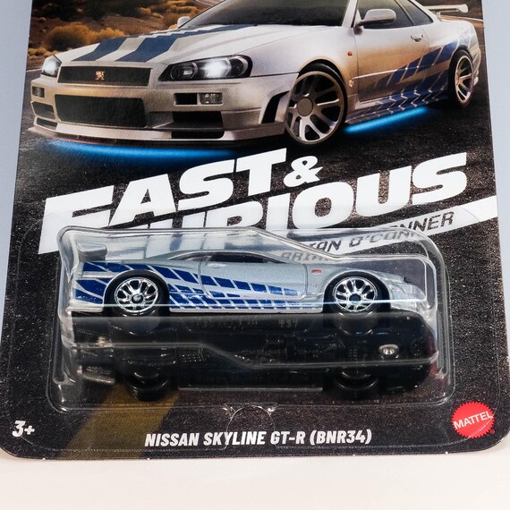 2025年 日産スカイラインGT-R (BNR34) ホットウィール ホットホイール ニッサン スカイライン GT-R (BNR34) - 2025