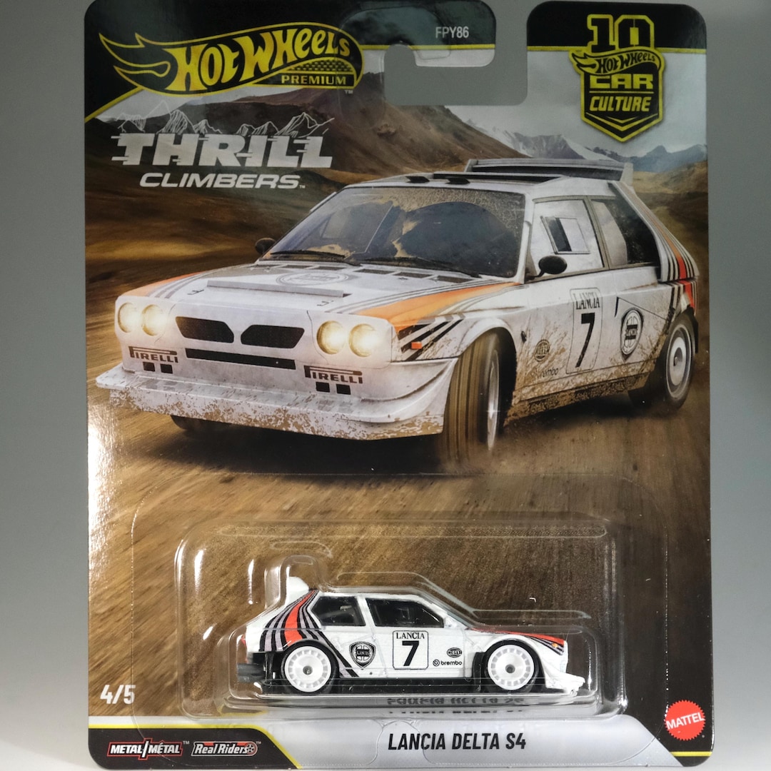 Hot Wheels Lancia Delta S4 – Car Culture Thrill Climbers Diecast