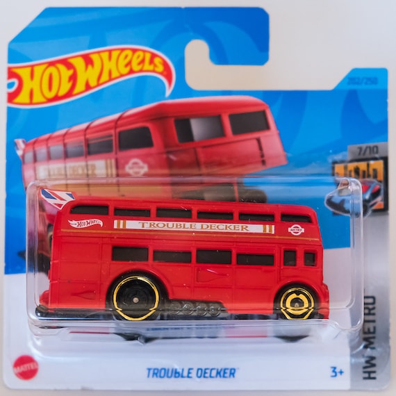 Hot wheels double decker bus hotsell
