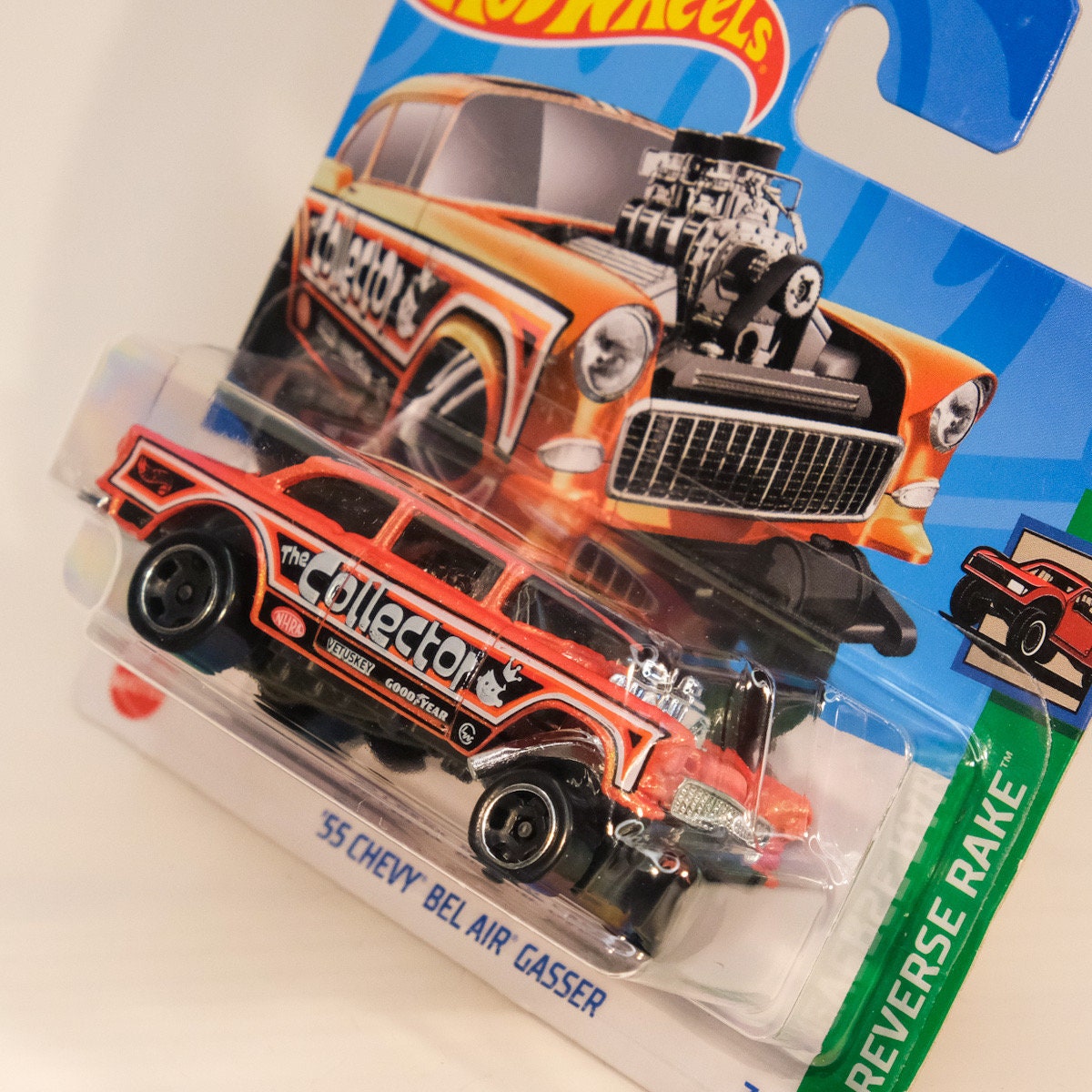 Hot Wheels '55 Chevy Bel Air Gasser Diecast - Nostalgic Drag Race
