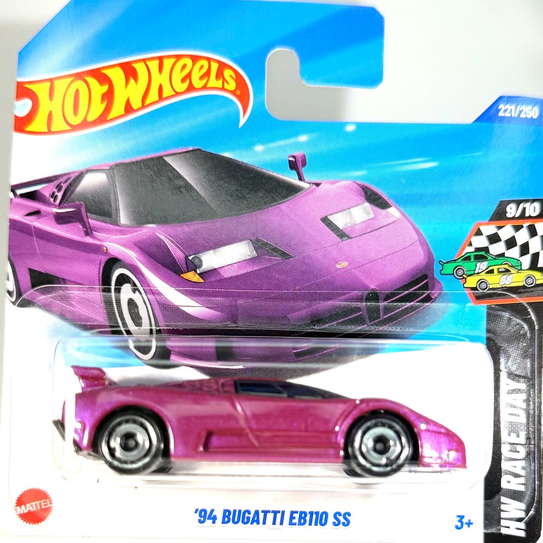 Hot Wheels '94 Bugatti EB110 SS- HW Race Day - Etsy
