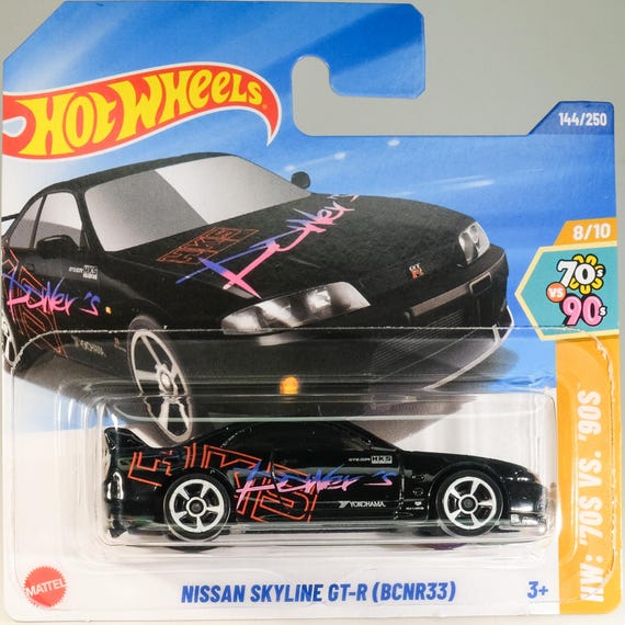 Hot Wheels Nissan Skyline GT-R (BCNR33) - HW '70s Vs '90s - Etsy