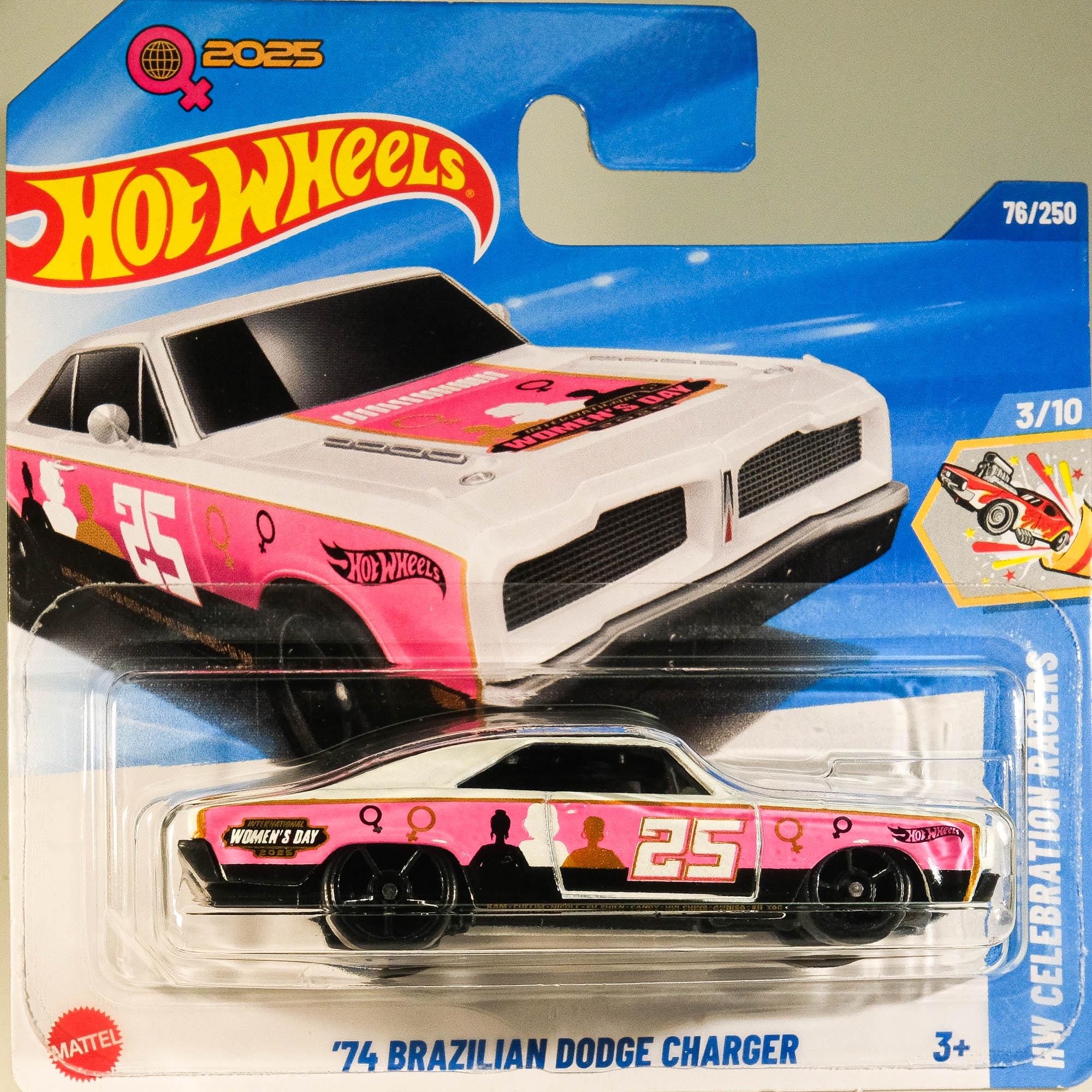 ホットウィール　ダッジチャージャー ホットウィール '74 ダッジ チャージャー ブラジレイロ - HW セレブ