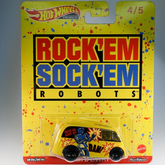 Hot Wheels Premium Quick D-Livery Robôs Rock'Em Sock'Em