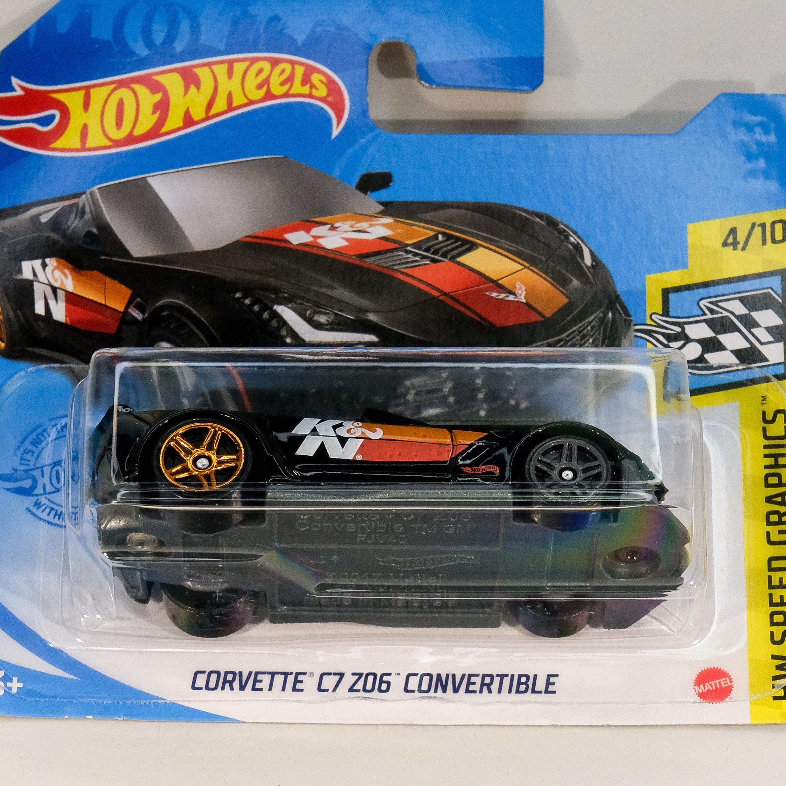 Hot Wheels Corvette C7 Z06 Convertible - HW Speed Graphics - Etsy