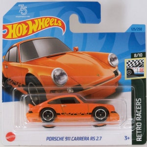 Hot Wheels Porsche 911 Carrera RS 2.7 (o)- ¡Velocidad clásica en miniatura!