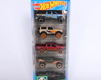 Hot Wheels 5 パック リモート アドベンチャー - 探索、レース、そして