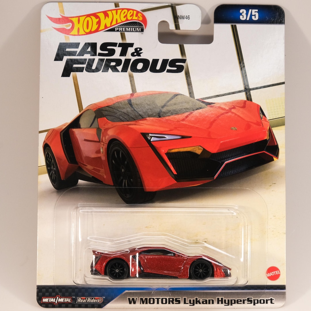 Hot Wheels Premium – Fast & Furious Lykan Hypersport Diecast - Etsy