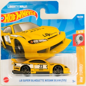 Hot Wheels pound Super Silhouette Nissan Silvia S15 - arcydzieło JDM! (żółty)