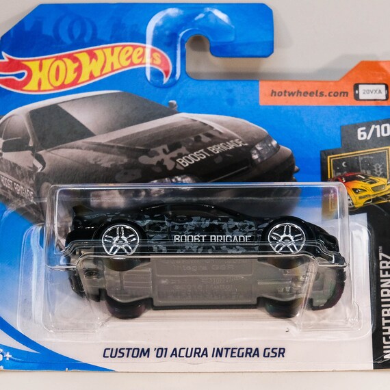 Hot Wheels Custom '01 Acura Integra GSR - Nightburnerz (black) - Etsy