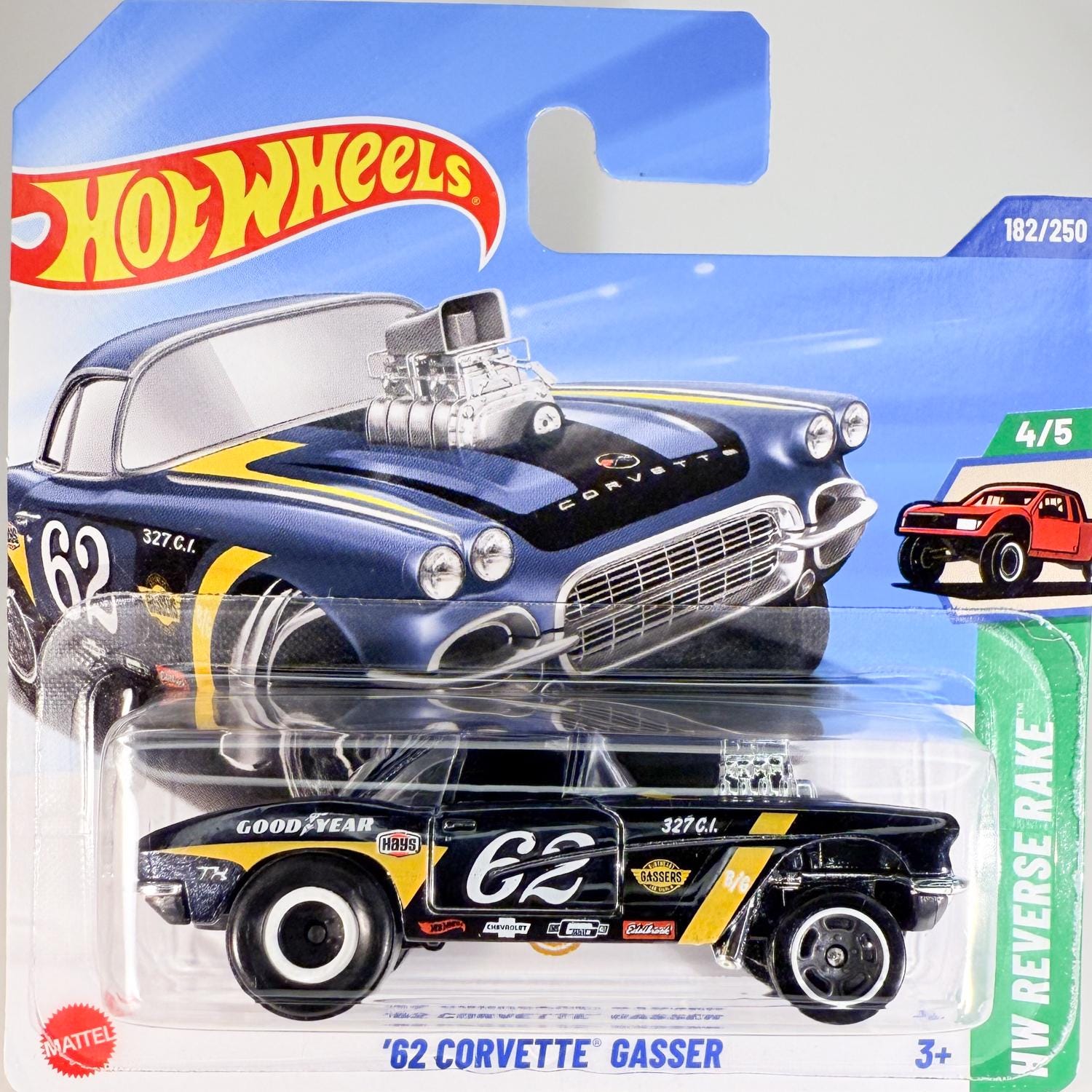 Hot Wheels Super Treasure Hunt '52 Corvette Gasser - HW Reverse