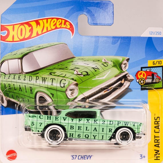 Hot Wheels '57 Chevy - HW Art Cars - Etsy