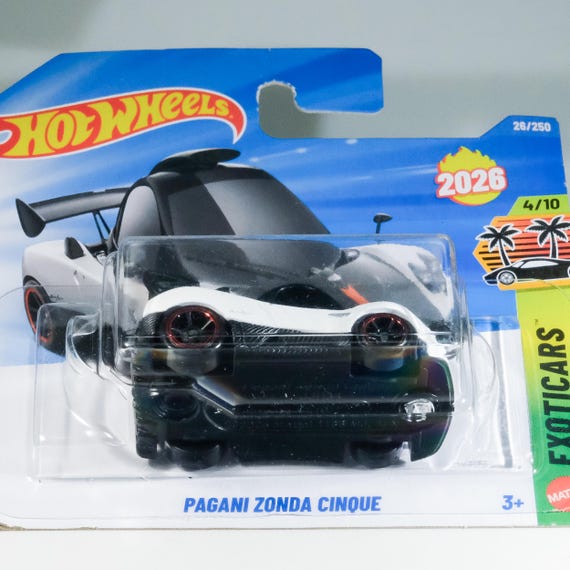 Hot Wheels Pagani Zonda Cinque - Exoticars (tooned) First Edition