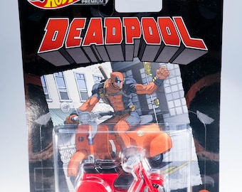 Hot Wheels Premium Deadpool Scooter - Marvel Diecast Collectible